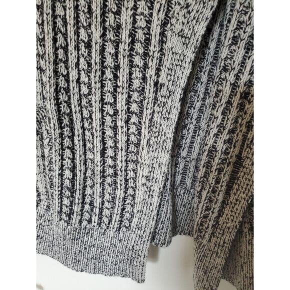 Thakoon Design Nation Gray Chunky Draped Wool Cardigan Sweater, Size Medium - Picture 5 of 11